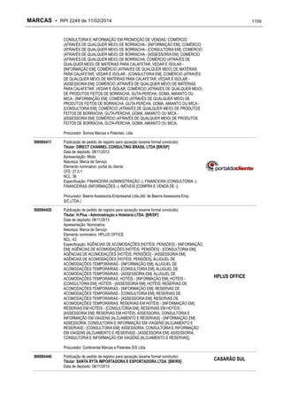 RPI - Marcas 2249 "Vervs Consultoria" 