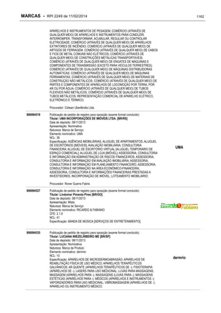 RPI - Marcas 2249 "Vervs Consultoria" 