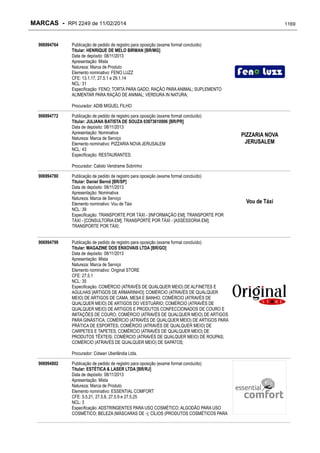 RPI - Marcas 2249 "Vervs Consultoria" 