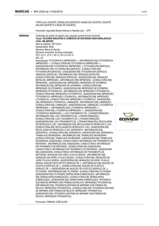 RPI - Marcas 2249 "Vervs Consultoria" 