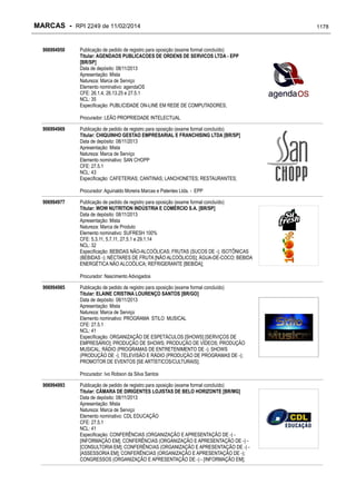 RPI - Marcas 2249 "Vervs Consultoria" 