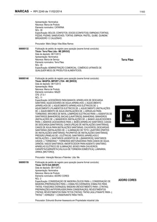 RPI - Marcas 2249 "Vervs Consultoria" 