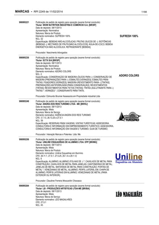 RPI - Marcas 2249 "Vervs Consultoria" 