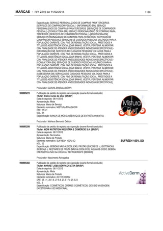 RPI - Marcas 2249 "Vervs Consultoria" 