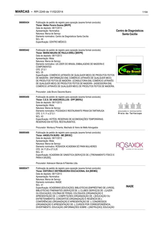 RPI - Marcas 2249 "Vervs Consultoria" 