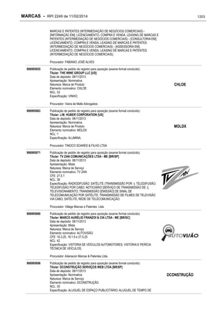 RPI - Marcas 2249 "Vervs Consultoria" 