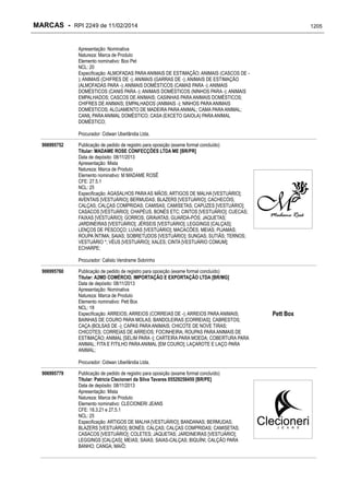 RPI - Marcas 2249 "Vervs Consultoria" 