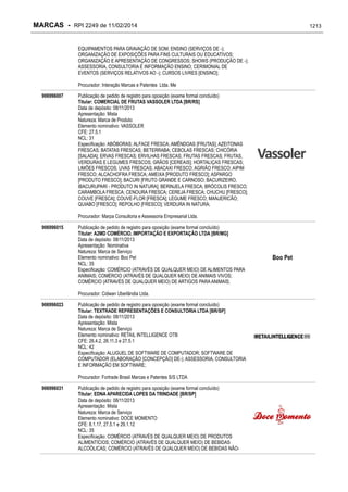 RPI - Marcas 2249 "Vervs Consultoria" 