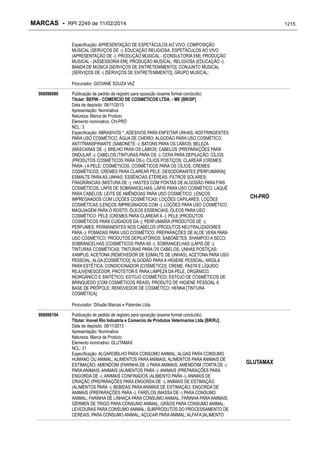 RPI - Marcas 2249 "Vervs Consultoria" 