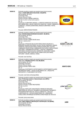 RPI - Marcas 2249 "Vervs Consultoria" 