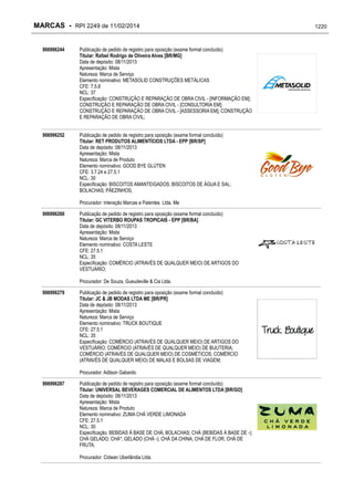 RPI - Marcas 2249 "Vervs Consultoria" 