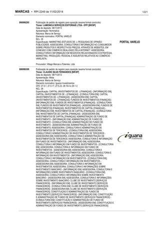 RPI - Marcas 2249 "Vervs Consultoria" 