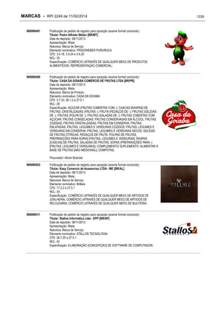 RPI - Marcas 2249 "Vervs Consultoria" 