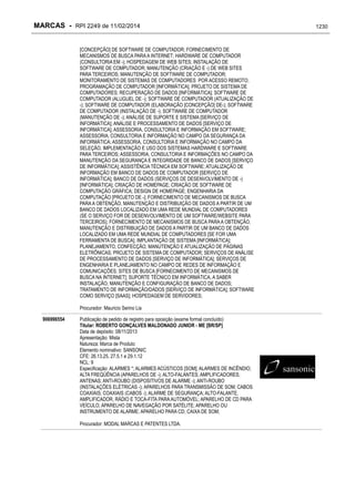 RPI - Marcas 2249 "Vervs Consultoria" 