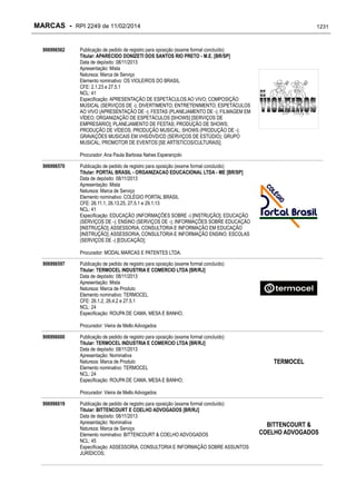 RPI - Marcas 2249 "Vervs Consultoria" 