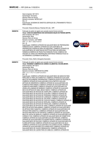 RPI - Marcas 2249 "Vervs Consultoria" 