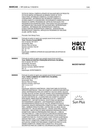 RPI - Marcas 2249 "Vervs Consultoria" 