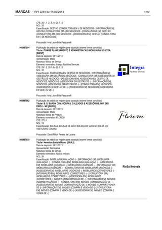 RPI - Marcas 2249 "Vervs Consultoria" 