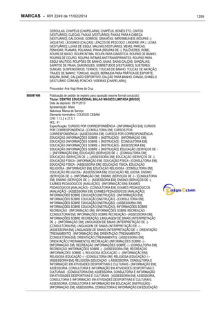 RPI - Marcas 2249 "Vervs Consultoria" 