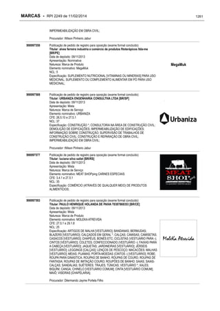 RPI - Marcas 2249 "Vervs Consultoria" 