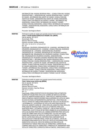 RPI - Marcas 2249 "Vervs Consultoria" 