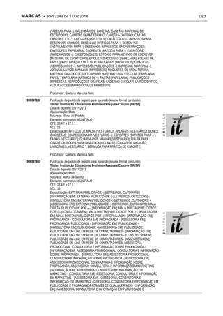 RPI - Marcas 2249 "Vervs Consultoria" 