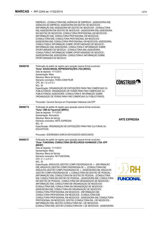 RPI - Marcas 2249 "Vervs Consultoria" 