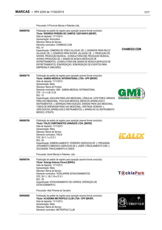 RPI - Marcas 2249 "Vervs Consultoria" 