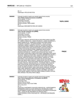 RPI - Marcas 2249 "Vervs Consultoria" 