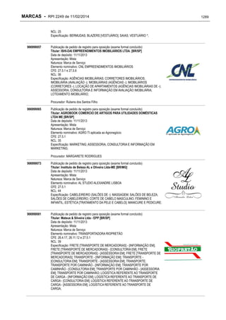 RPI - Marcas 2249 "Vervs Consultoria" 