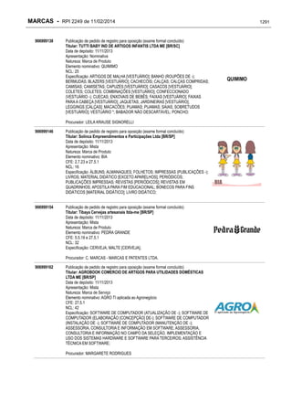 RPI - Marcas 2249 "Vervs Consultoria" 