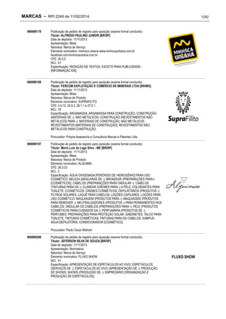 RPI - Marcas 2249 "Vervs Consultoria" 