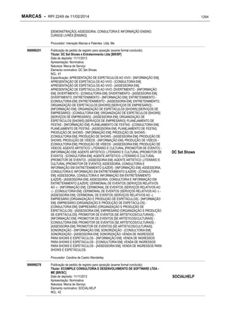 RPI - Marcas 2249 "Vervs Consultoria" 