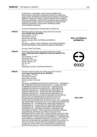 RPI - Marcas 2249 "Vervs Consultoria" 
