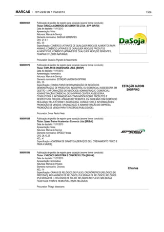 RPI - Marcas 2249 "Vervs Consultoria" 