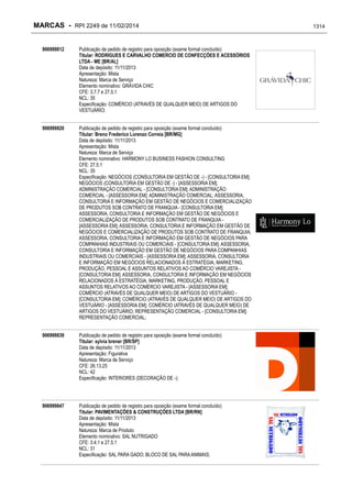 RPI - Marcas 2249 "Vervs Consultoria" 