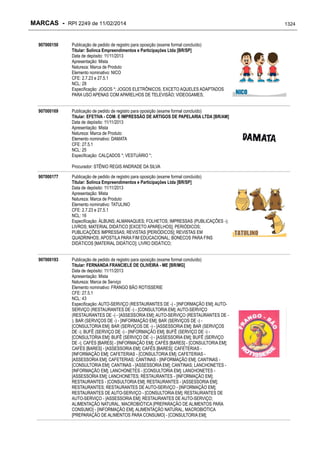 RPI - Marcas 2249 "Vervs Consultoria" 