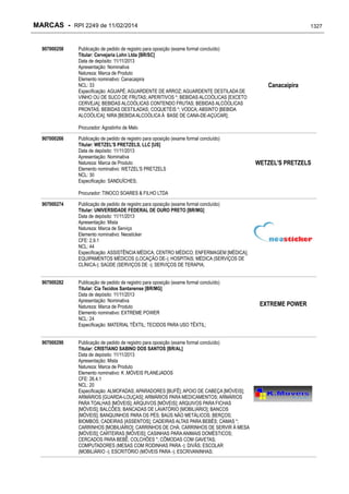 RPI - Marcas 2249 "Vervs Consultoria" 