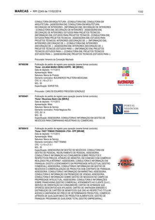 RPI - Marcas 2249 "Vervs Consultoria" 