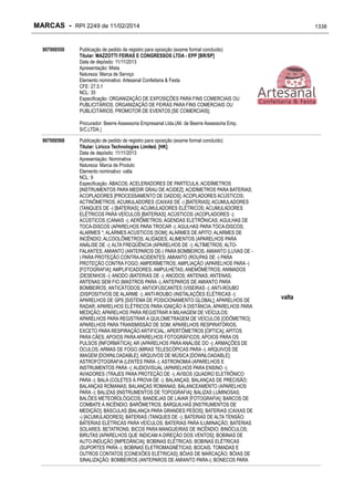 RPI - Marcas 2249 "Vervs Consultoria" 