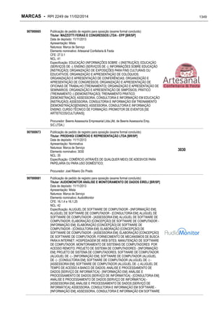 RPI - Marcas 2249 "Vervs Consultoria" 