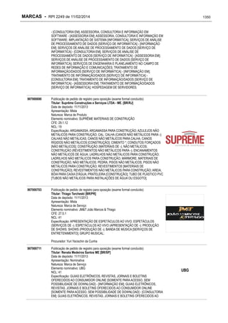 RPI - Marcas 2249 "Vervs Consultoria" 