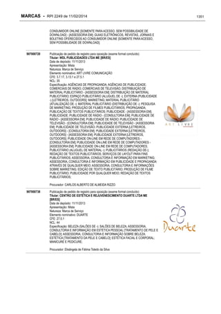 RPI - Marcas 2249 "Vervs Consultoria" 