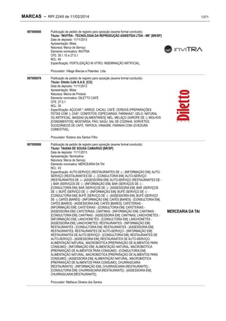 RPI - Marcas 2249 "Vervs Consultoria" 