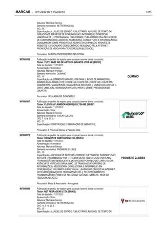 RPI - Marcas 2249 "Vervs Consultoria" 