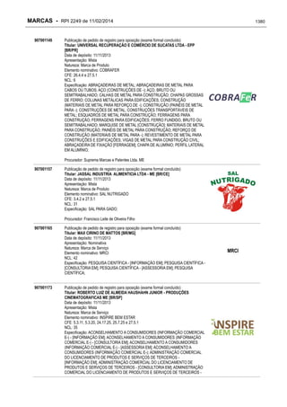 RPI - Marcas 2249 "Vervs Consultoria" 