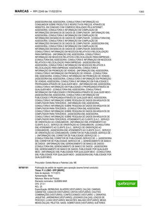RPI - Marcas 2249 "Vervs Consultoria" 