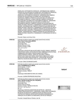 RPI - Marcas 2249 "Vervs Consultoria" 