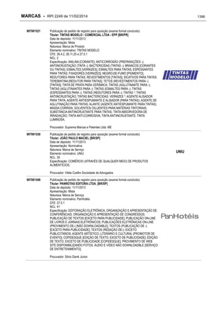 RPI - Marcas 2249 "Vervs Consultoria" 