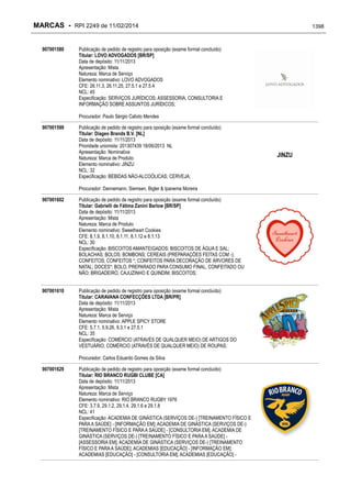 RPI - Marcas 2249 "Vervs Consultoria" 